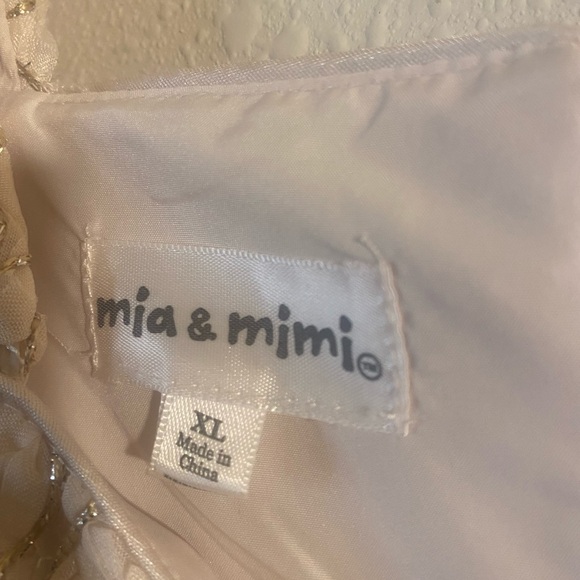 🌸NEW Girl”s Formal Dress size 14 a 16 Pink .. Super Cute! - Picture 7 of 15